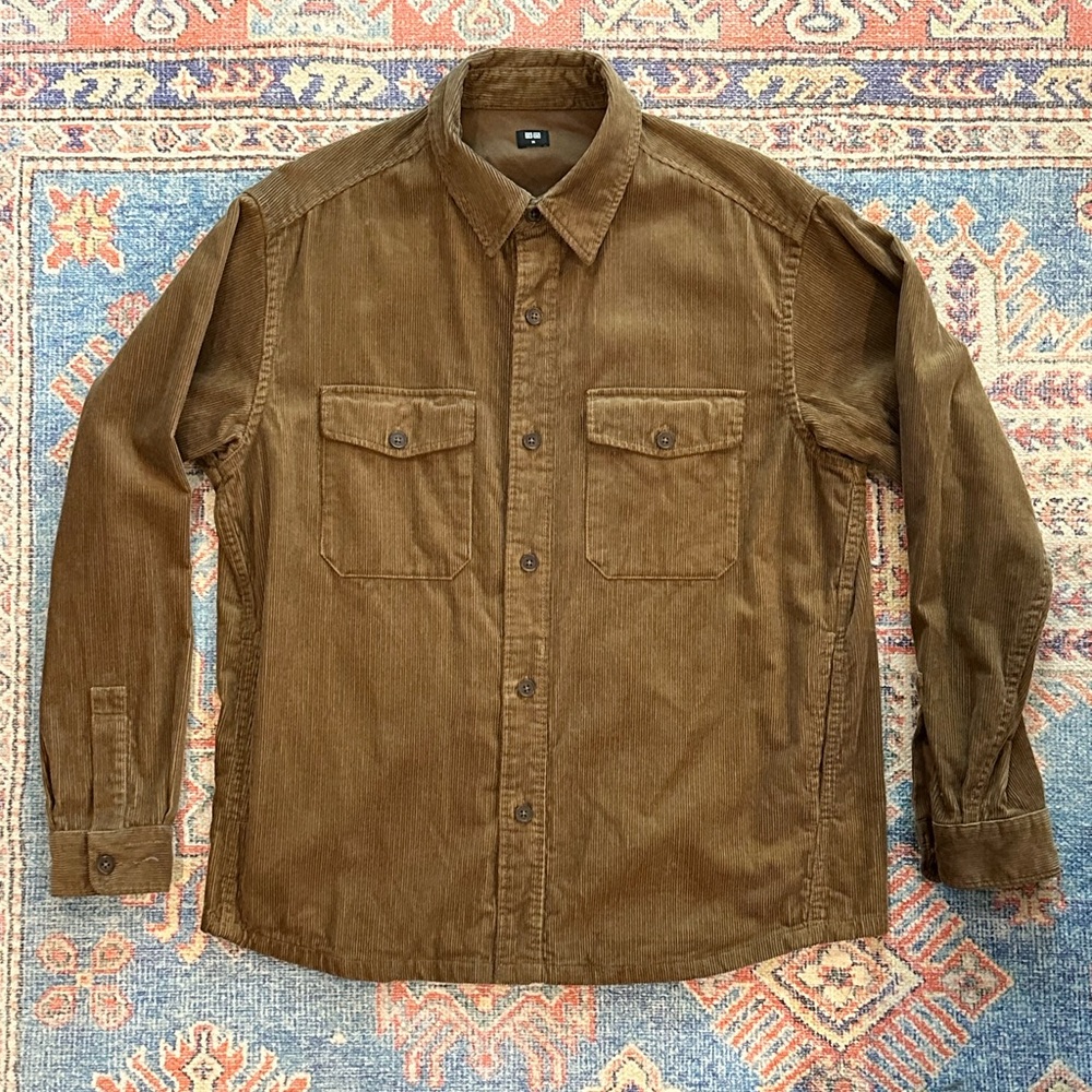 Uniqlo UK Men's Corduroy Shirt Jacket